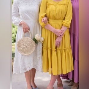 RESERVED- MAXI HONEYSUCKLE HILLSIDE DRESS - Dainty Jewells